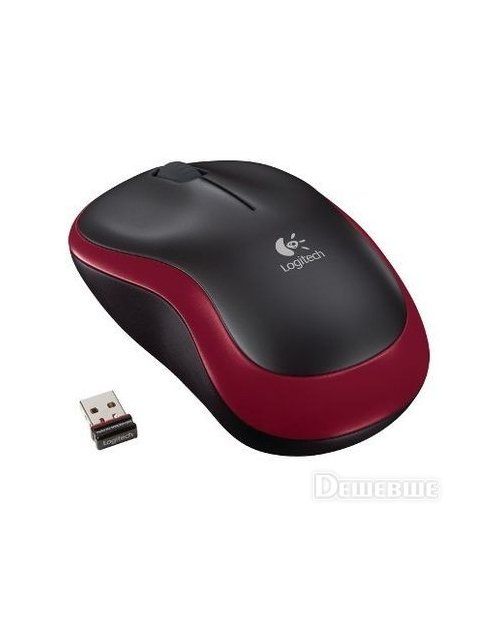 Wireless Mouse M185 Red