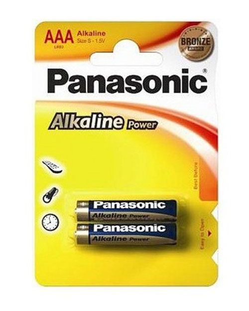 Батарейка щелочная PANASONIC Alkaline Power ААА/2B