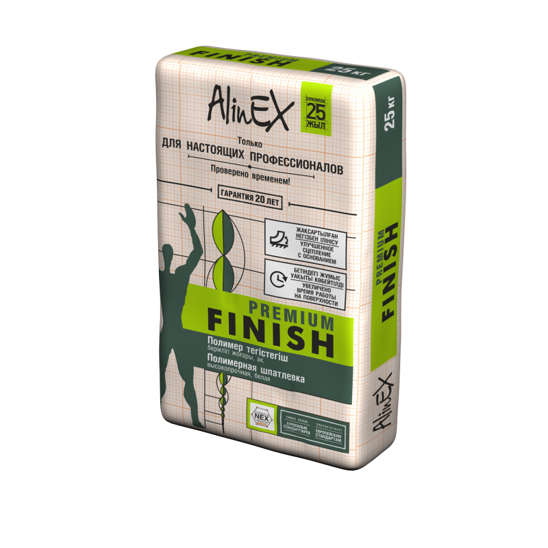 Шпатлевка AlinEX Finish Premium, 5 кг
